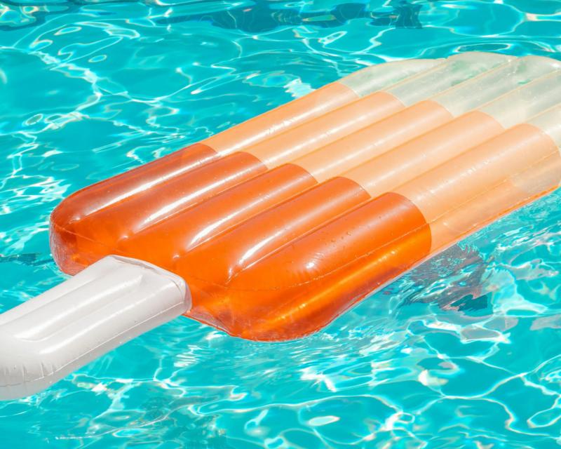 pool float in shape of ice cream