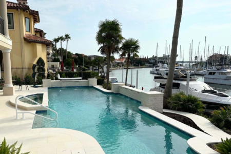 after pool renovation